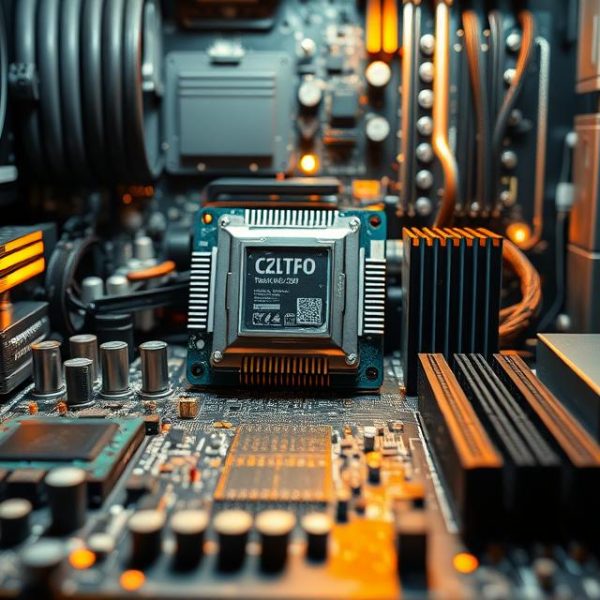 What are the 4 main hardware components of a computer