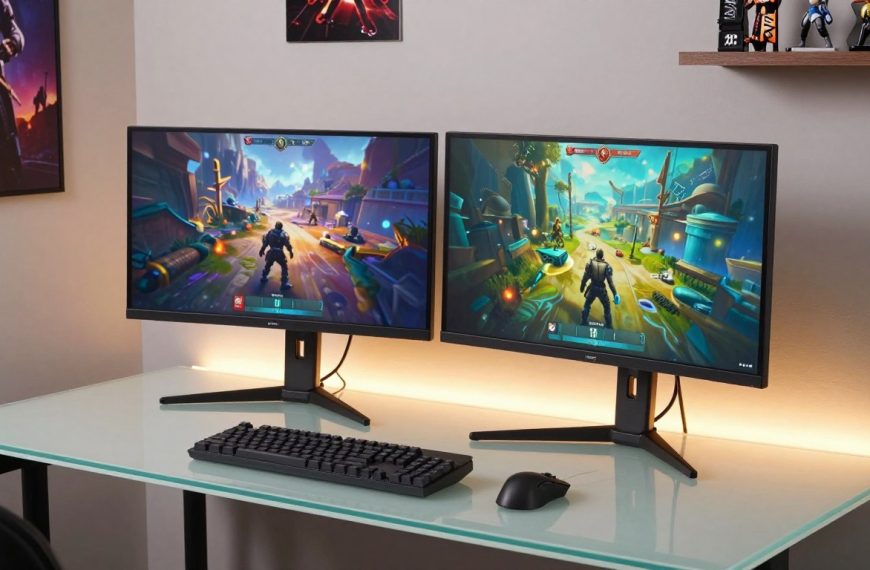 should i mount duel monitor PC gaming